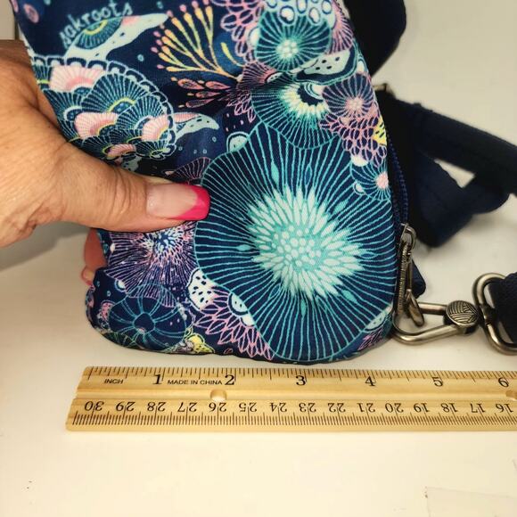 The Sak Backpack Royal Blue Seascape Eco-Twill Loyola Boho chic colorful - Picture 14 of 15